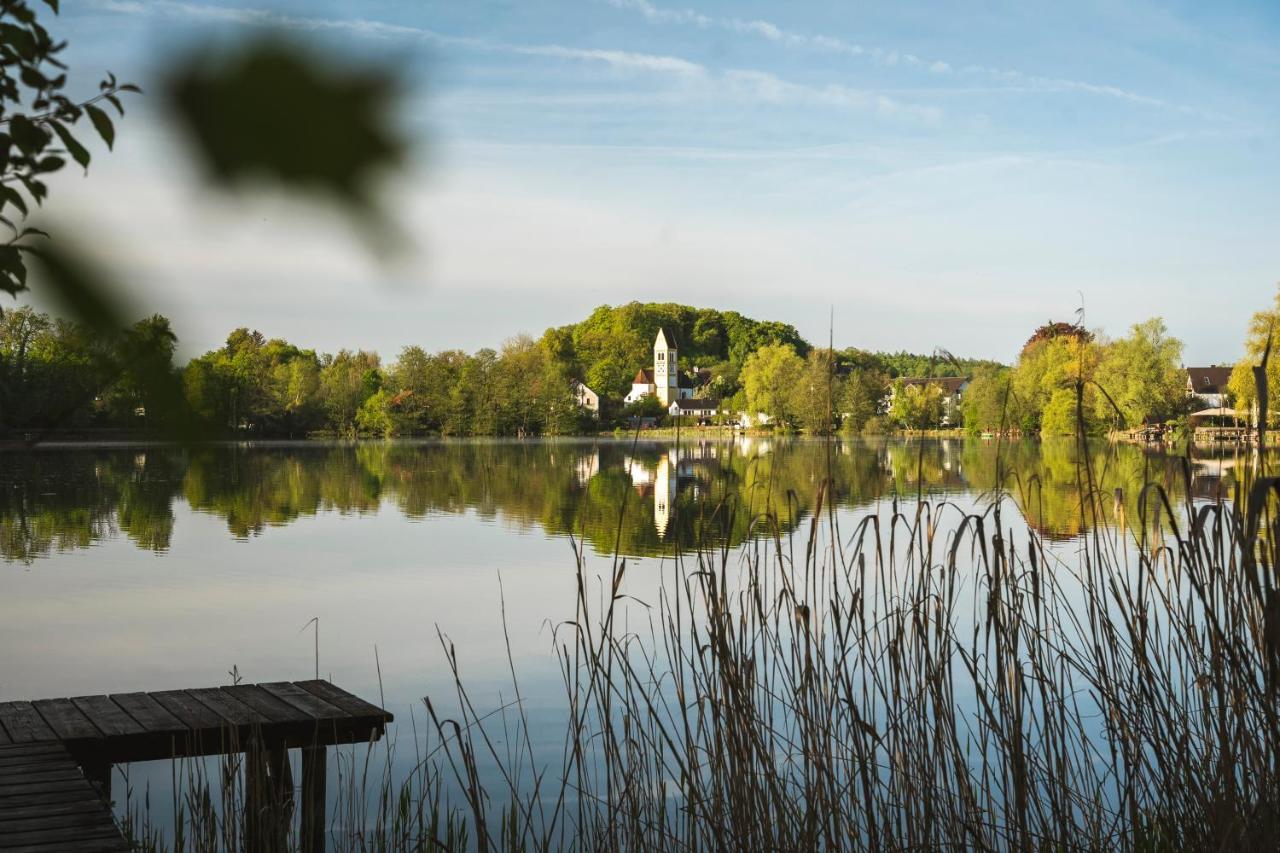 Sopherl Am See - Fruehstueck Auf Der Seeterrasse, Sehr Ruhig Und Wunderschoen Am See, 3 Minuten Nach Oberpfaffenhofen, Viele Radtouren, Restaurants & Cafes In Der Umgebung Wessling Exterior photo